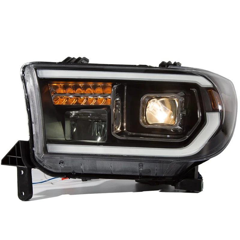 Super Q  for Toyota  sequoia 2008-2021 car modified projector lens  head lamp