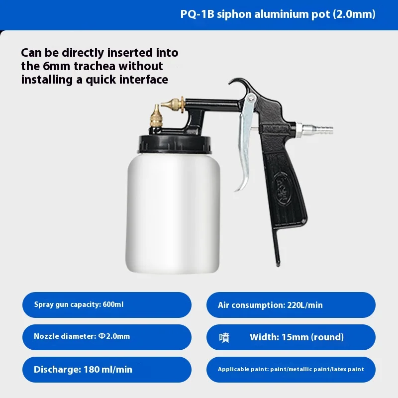 Air Spray Gun 0.5/1.3/1.5/1.8/2./3mm Car Repair Surface Painting High Atomization Paint Sprayer Pneumatic Spray Gun latex paint