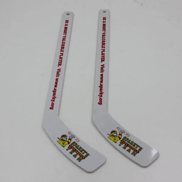Plastic OEM/ODM mini ice hockey sticks Chinese factory with custom printing