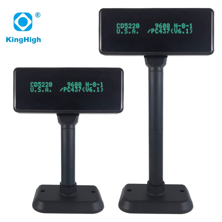 VFD PD220 USB POS дисплей клиента от производителя KPD220V7 ЖК-дисплей