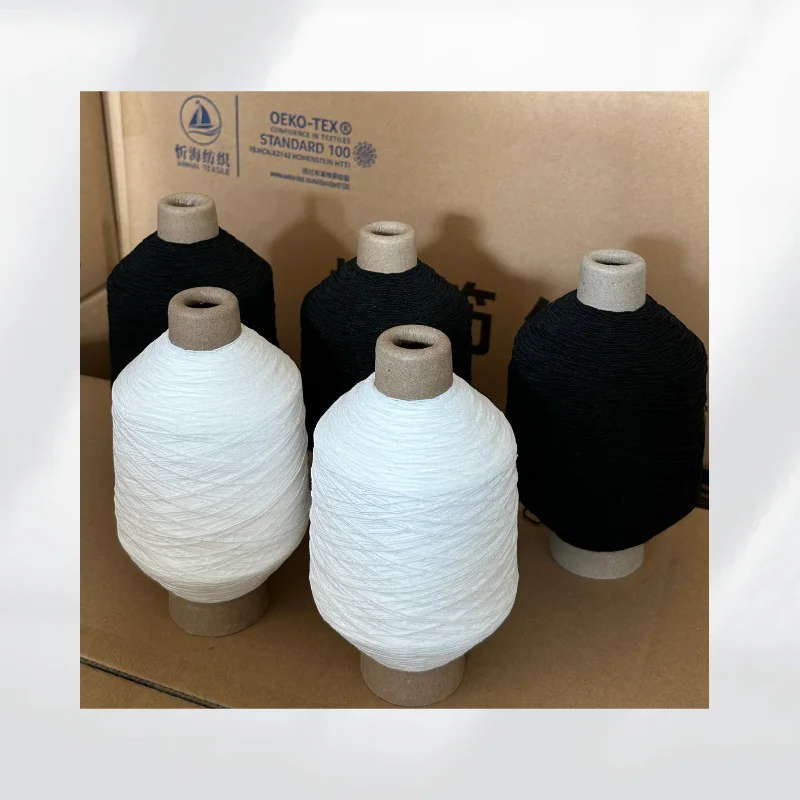 polyester covered elastic thread bottom line low price for sewing machine computer flat knitting machine coarse needle