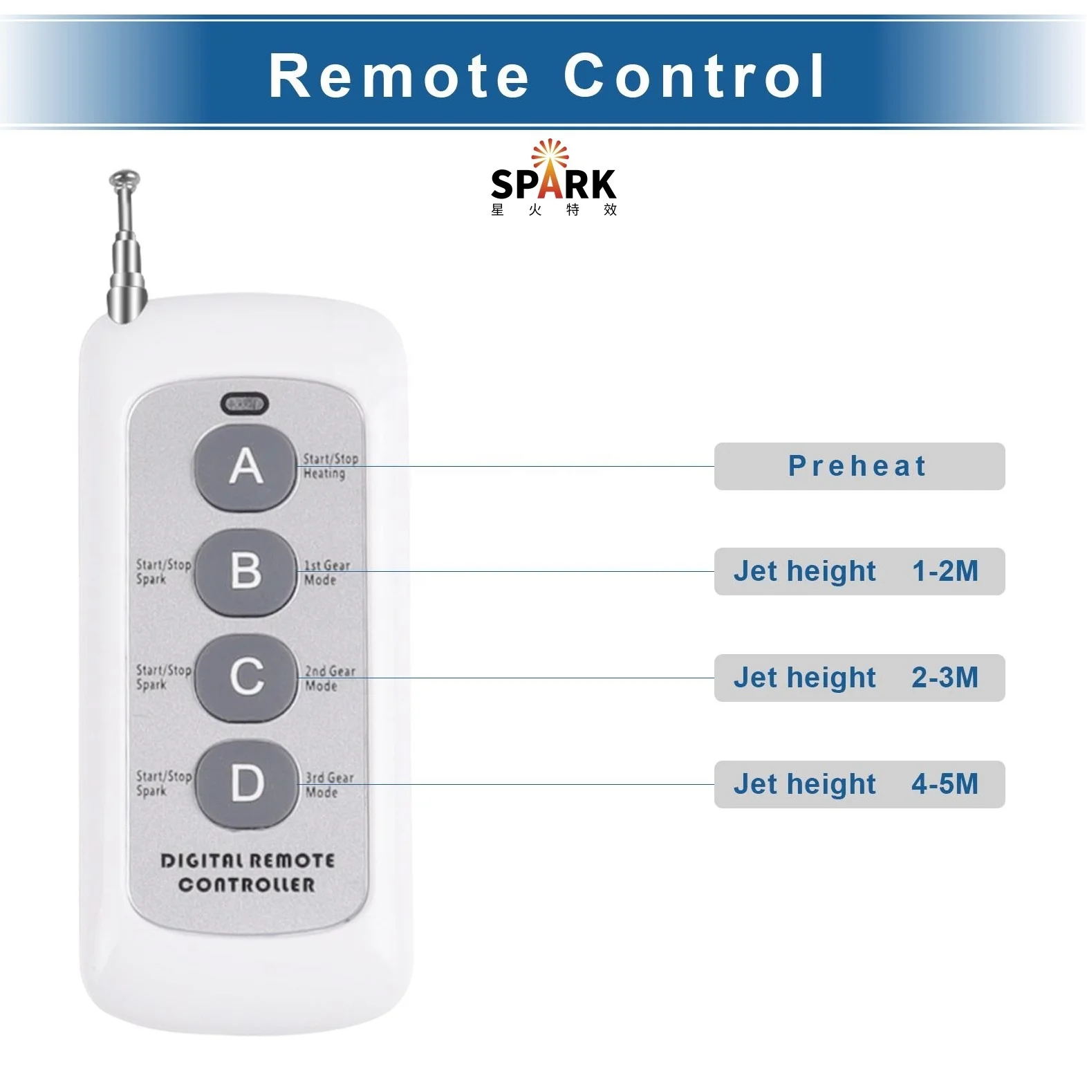 SP 600W Cold Spark Machine 600w Cold Spark Firework Machine Stage Cold Spark Fountain Machine for Wedding Party