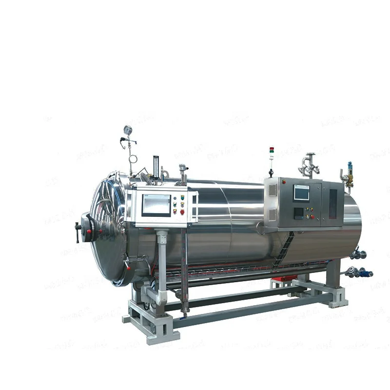 CE certificate Water Spray Type Canned Food Sterilization Retort for food cans