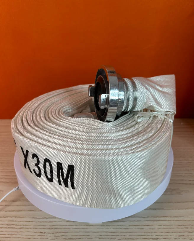 3 Inch 10 Bar Work Pressure Polyester Material PVC Lined Pipe Fire Hose Reel