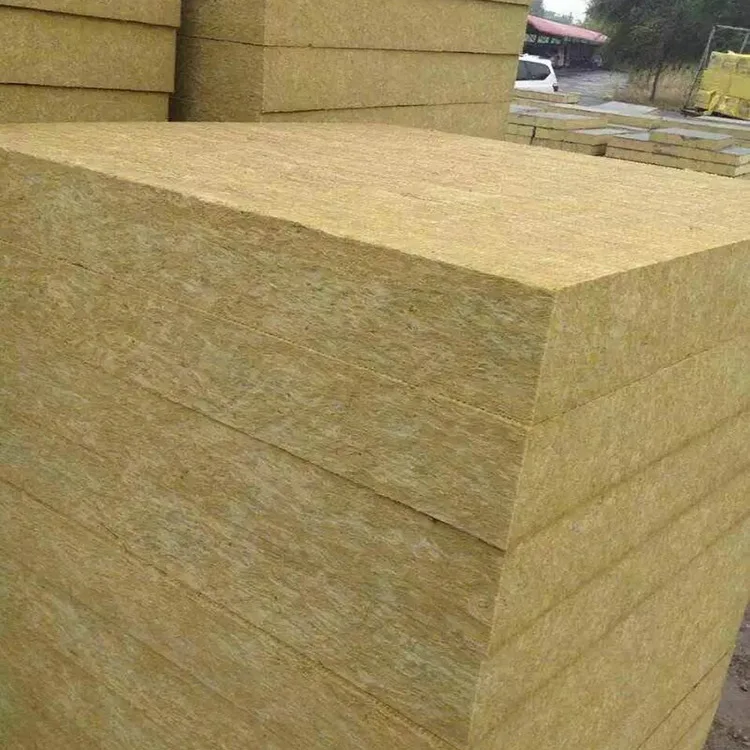 High Density Cheap Price Basalt Fiber Slab 50mm Fireproof Thermal Insulation Rock Wool Board
