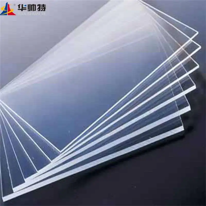 HUASHUAITE Lexan pc raw material clear and colored solid 3mm polycarbonate sheet from china