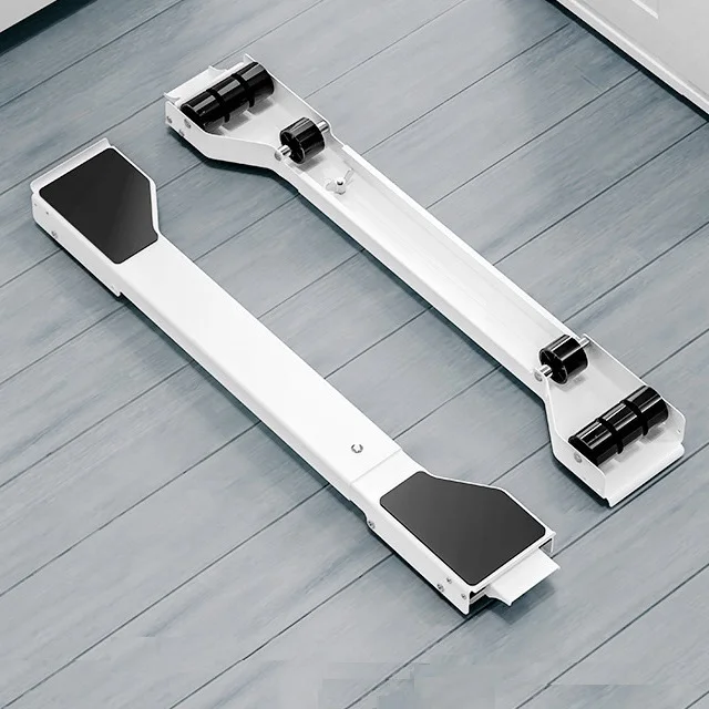 Washing Machine Base With Wheels Washing Machine Stand Extendable Appliance Rollers Refrigerator Base with Locking Wheel