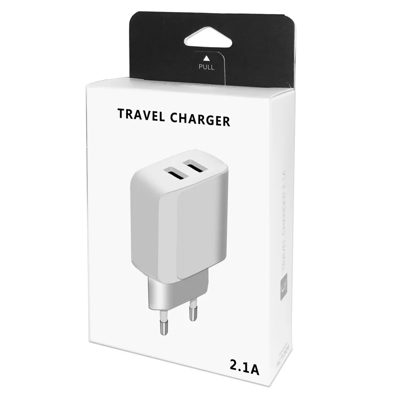 KC CE FCC сертификацию поддержка US/EU Plug Быстрая зарядка 5V 2A USB настенное зарядное устройство для мобильных телефонов и планшетов с подарочной