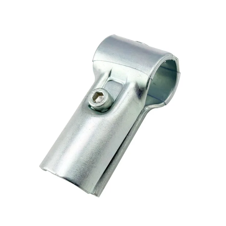 Metal T Pipe Fitting Connector 3/4 inch Steel Tee Chain Link Fence End Rails Clamps Joint Pipe Clamp for Kennels,Frame