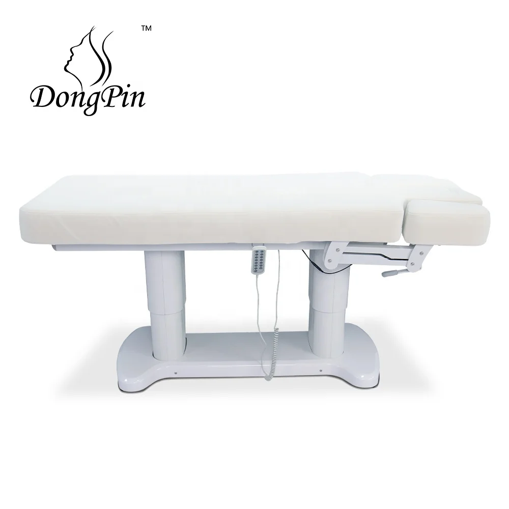 Heated Esthetician Therapy Spa Wellness Treatment Salon Cosmetic 4 Electric Motor Extension Beauty Bed