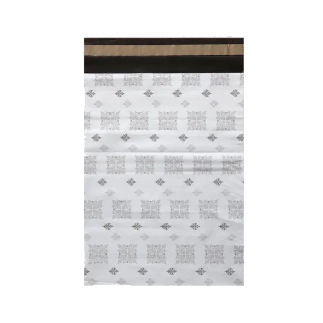 Wholesale eco friendly biodegradable tape poly black mail envelope courier package mailing bag