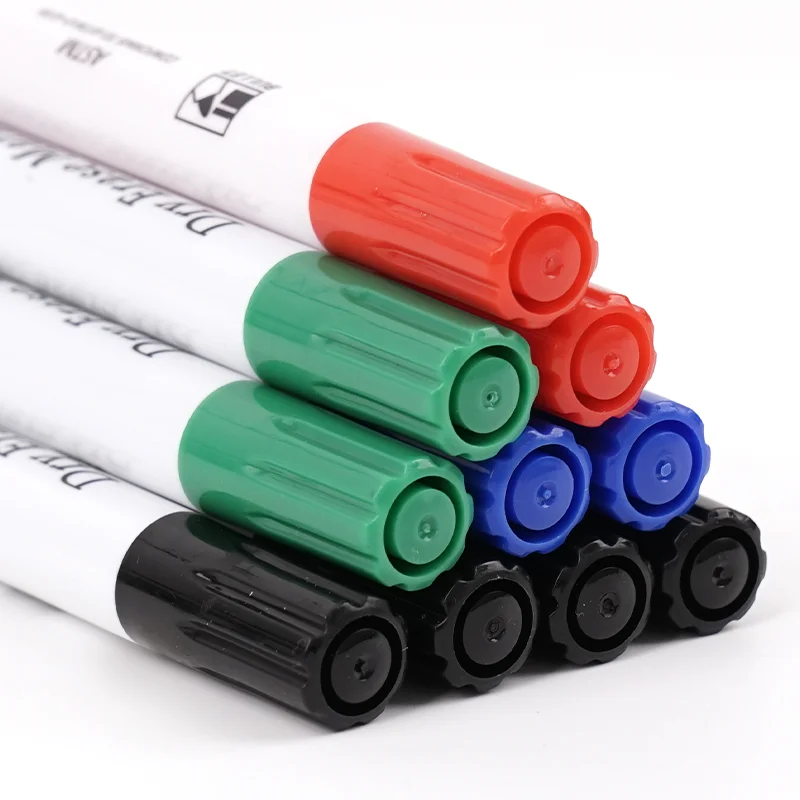 wholesale custom logo 2.8 mm round nib tip quick dry erasable whiteboard marker pen for white board