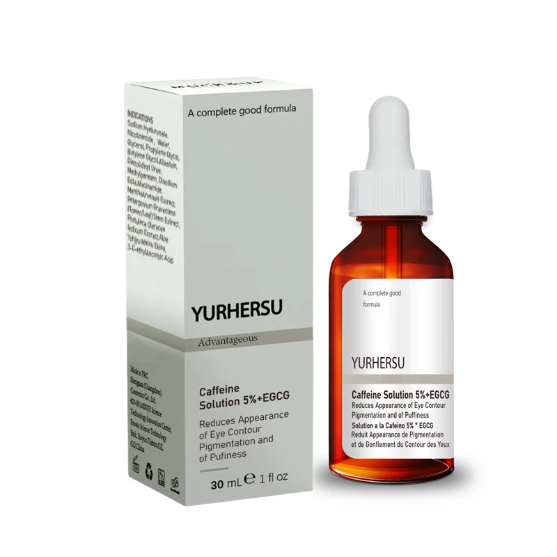 Wholesale Skin Care Niacinamide Zinc Hyaluronic Acid B5 Retinol Facial Serum Caffeine Eye Serum