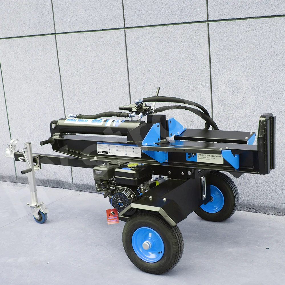 HYstrong China 26T Gasoline Log Splitter log cutter and splitter machine electric kinetic wood splitter HY26T-GL