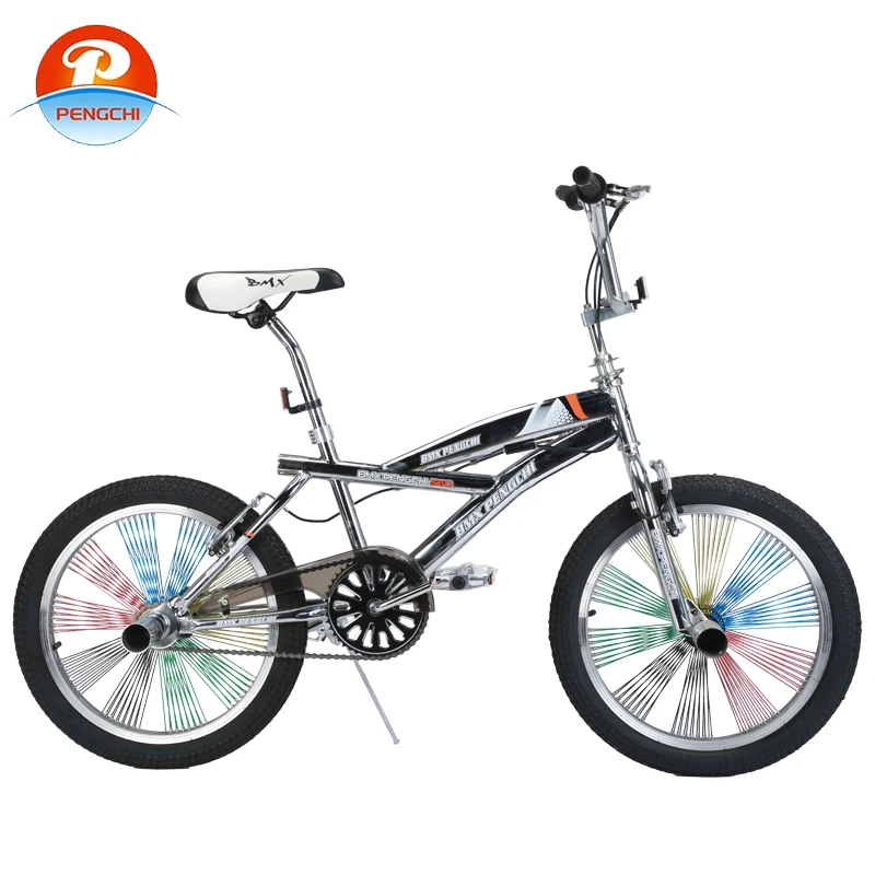 Велосипед BMX 20 дюймов односкоростной Высокоуглеродистый стальной руль велосипеда без вращения 360 градусов мини малое колесо
