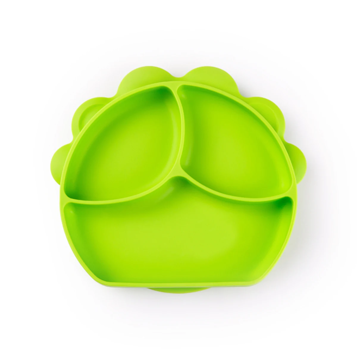 BPA Free Eco Kids Toddler Silicon Dinner Food Plate Baby Silicone Suction Plate