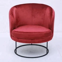 Современный тканевый стул-Тюльпан в французском стиле, круглые кресла для гостиницы, гостиной, стулья с акцентом