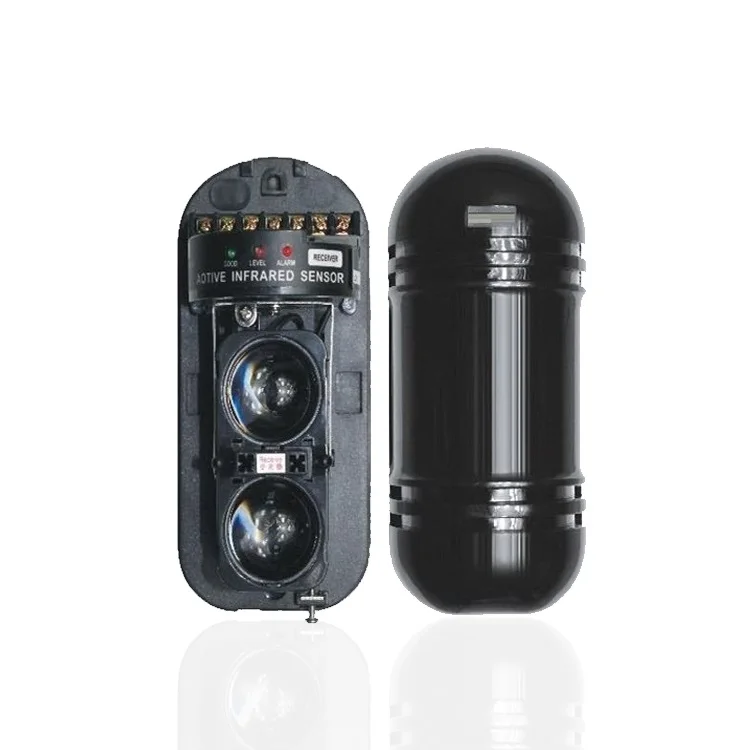 DUAL External IR Beam Set 100m Range Infra Red Alert Alarm Security Perimeter