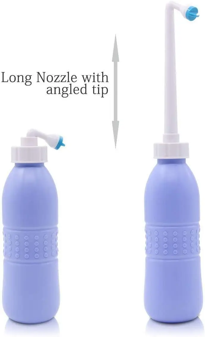 Portable bidet High Quality 650 ml Large Portable shattaf Bidet Bottle Handheld Travel Toilet shataf Hand Spray Seat