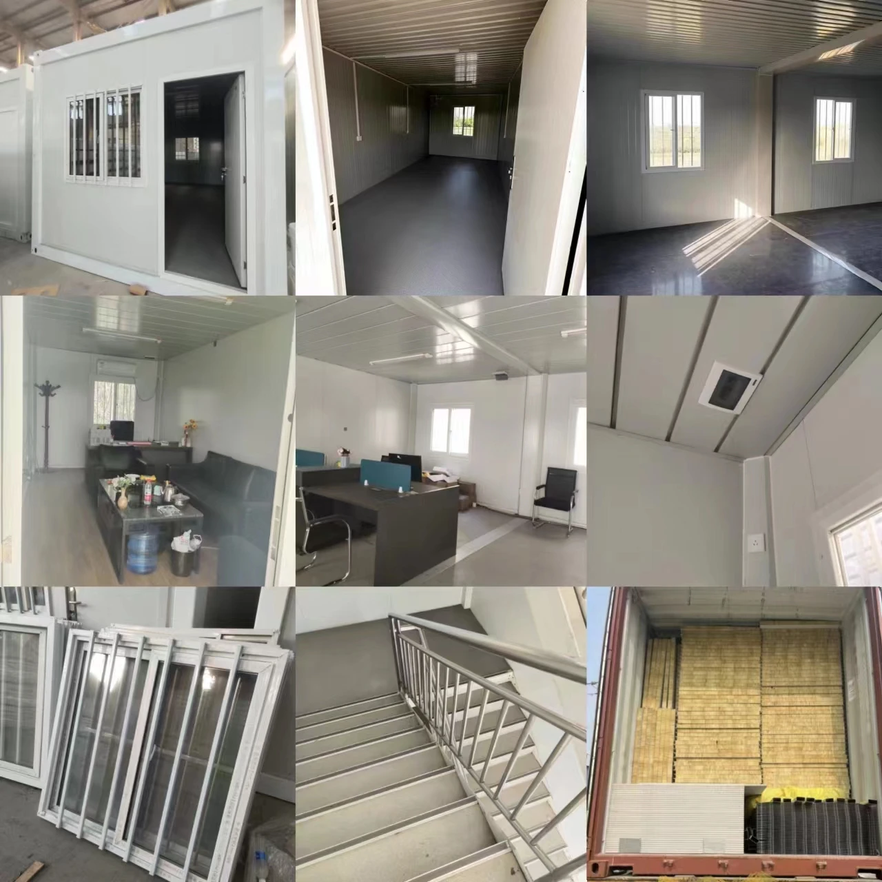 Easy assemble detachable container house with 2 bedroom and bathroom