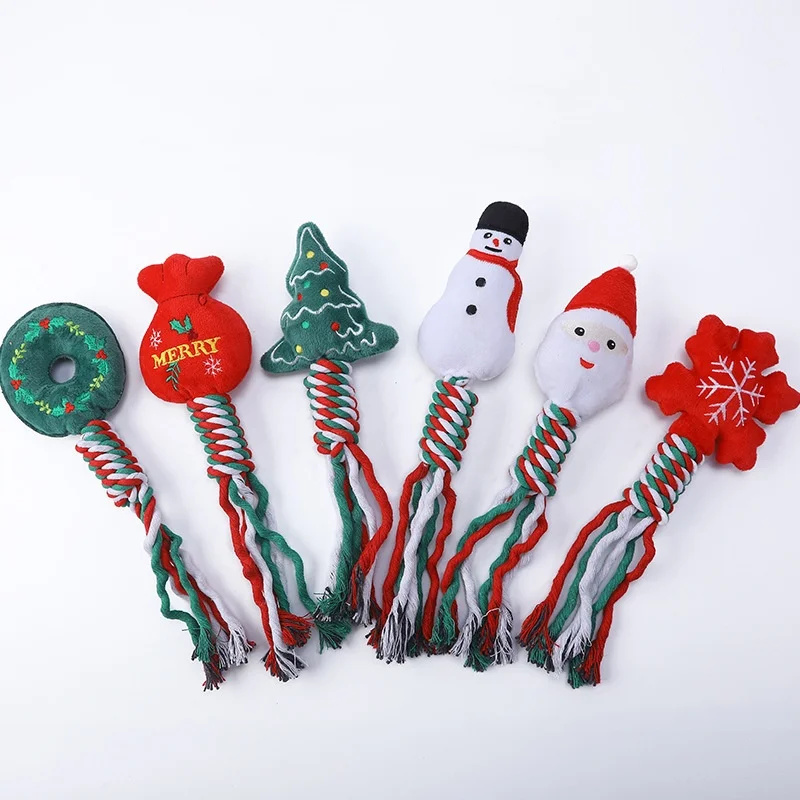 Wholesale Luxury Durable Cotton Rope Chew Dog Toys Interactive Pet Training Tooth Cleaning Toy for Cats and Dogs