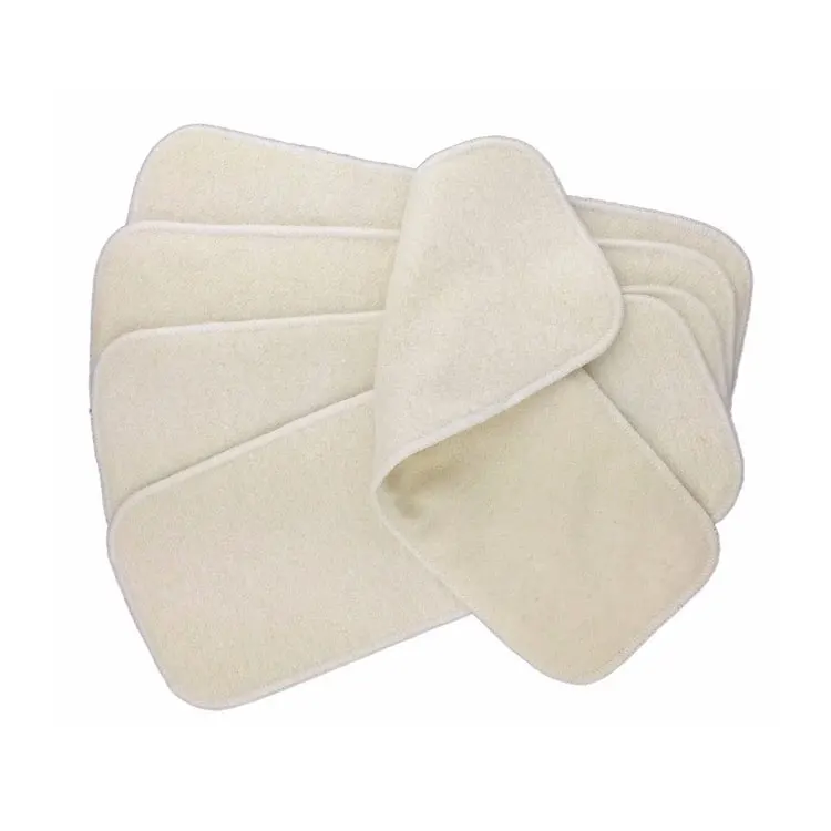 Yueshang  Organic hemp baby diaper insert 4 layers baby cloth insert for diaper fitted 13.5*35cm China factory