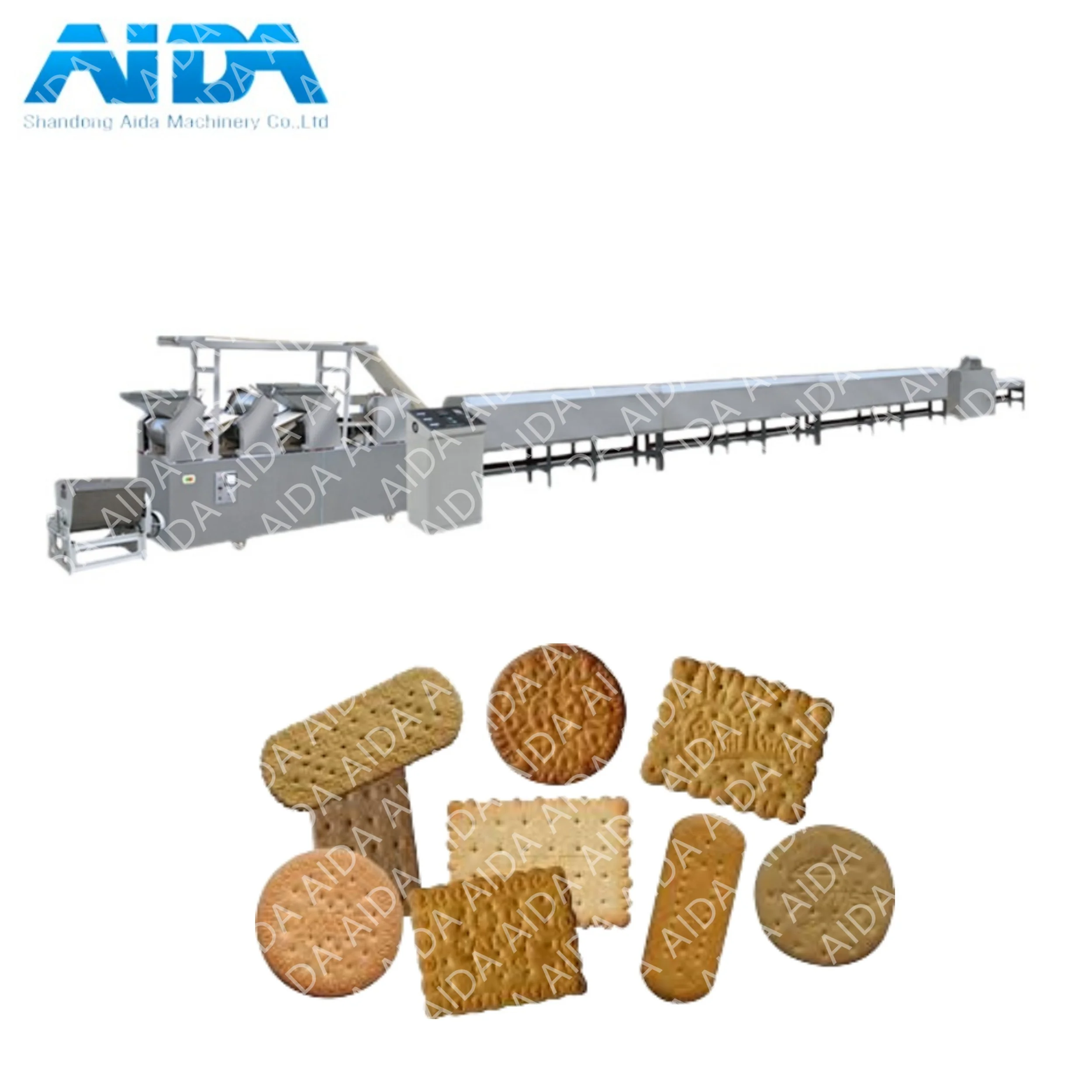 AIDA 225 60 кг Афганская халяльная машина для производства печенья полностью автоматическая маленькая лидер продаж в Афганистане