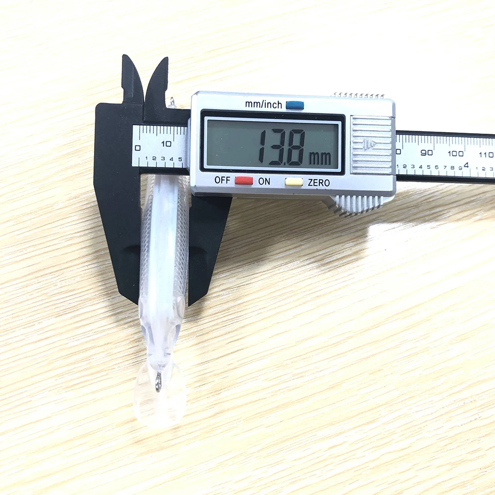 Blanks Unpainted Minnow 11cm Long Unpainted Fishing Lure Blank 12 Grams Fishing Lures Unpainted Plastic ABS Artificial Soft Bait