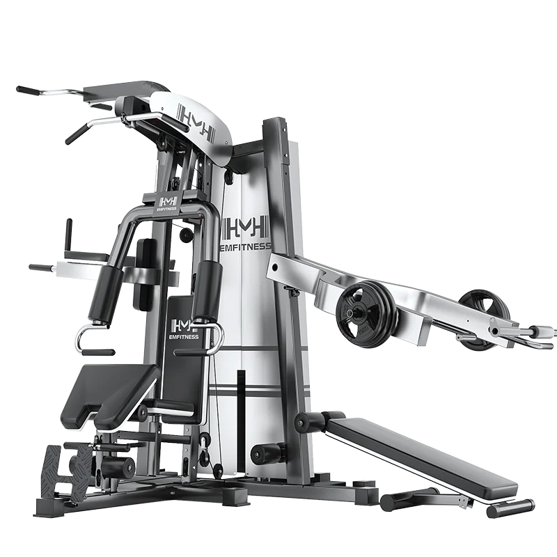 3 Station Mutli Function Home Gym Equipment Weight Exercise Muscle Cable Crossover Training Machine