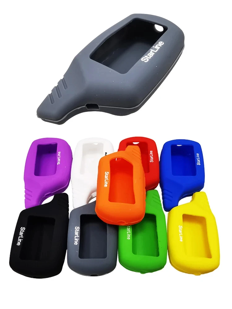 Car silicone key set anti-theft device key bag keychain car remote control