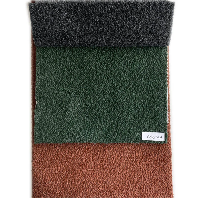 High Quality Imitation Lambs Poly Wool Boucle Fabric Upholstery for Furniture Textile