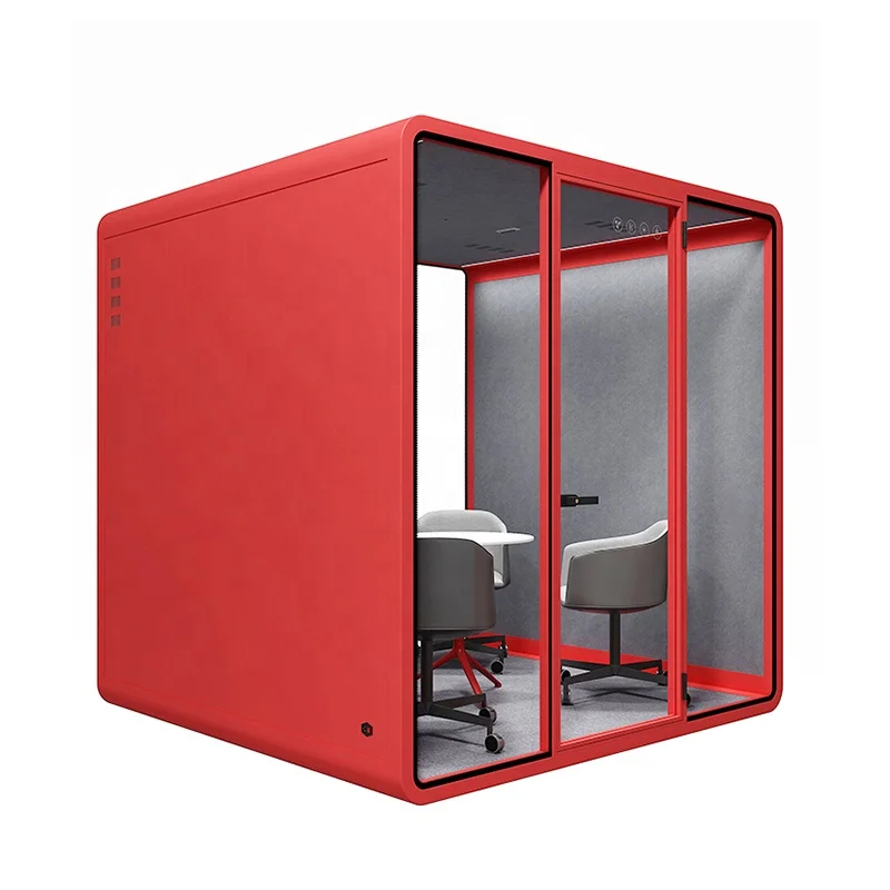Manufacturers office meeting booth music recording soundproof phone booth for office
