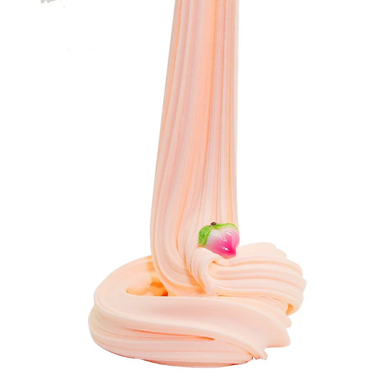 Polymer Clay Polimer Clay Slime Mud  Cotton Mud Slime 200ml  Cherry Slime