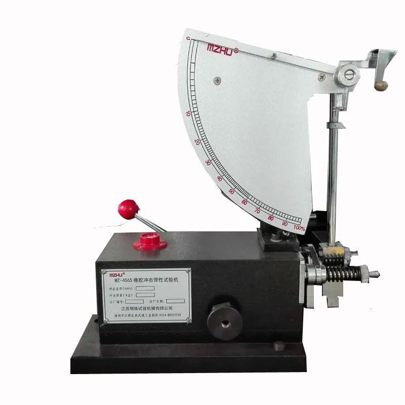 ISO 4662 Rubber pendulum impact resiliency test