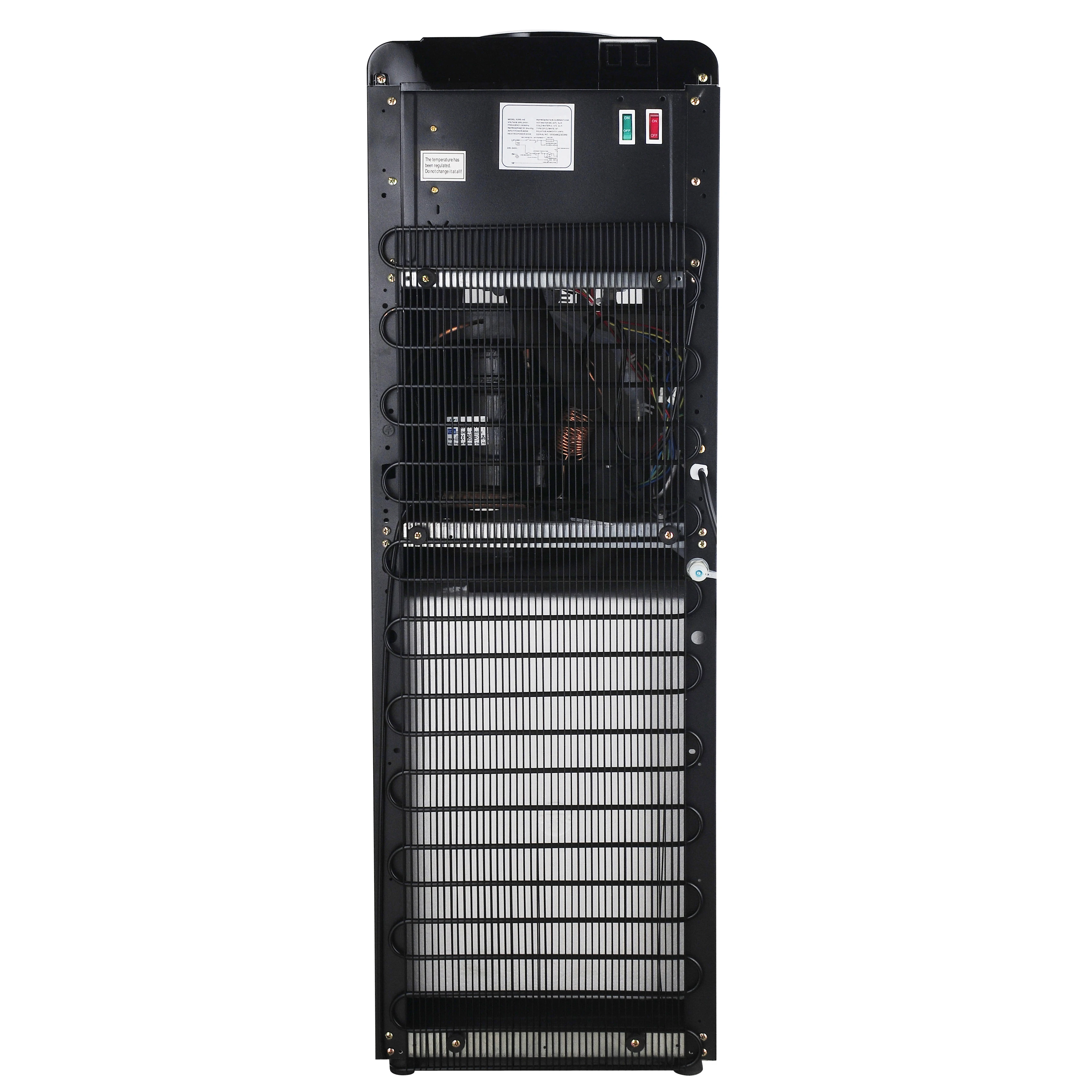 
Compressor or electronic cooling 3 taps hot warm cold water dispenser with storage cabinet child lock(YLRS-N3) 