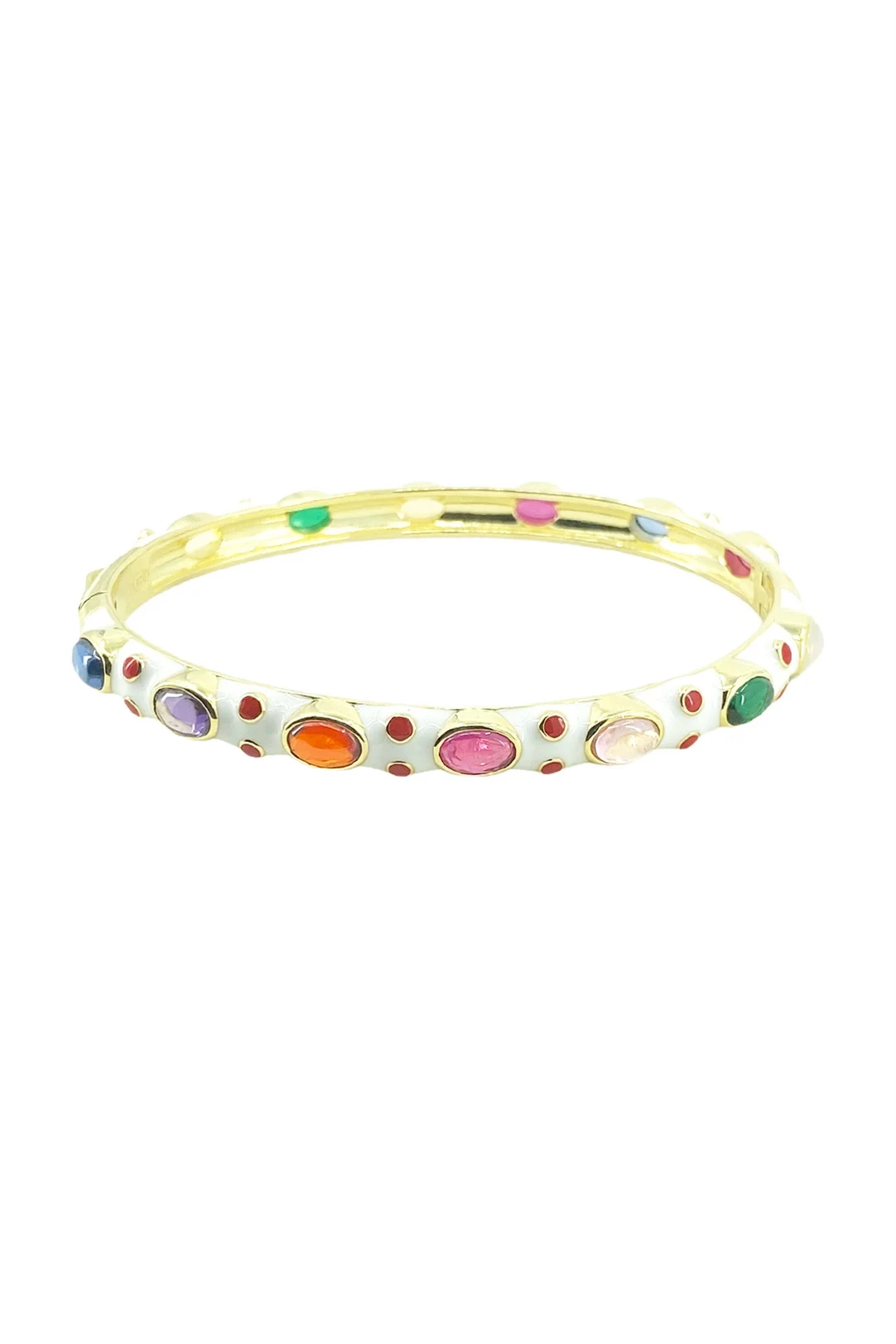  High Quality Colorful Rainbow Cubic Zirconia CZ Bracelet Cuff Bangle Jewelry for Women 2021