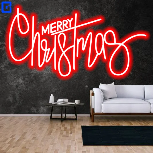 Manufacturers Customized LED Neon Lights Sign Christmas Luminous Acrylic Letters for Families and Bars Wall Installation