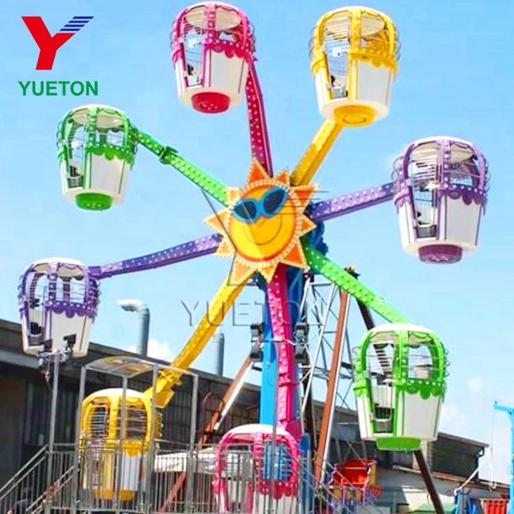 Factory Direct 8 Cabins 32 Passenger Capacity Ride Amusement Park Sky City Rotating Shopping Mall Ferry Wheels Ferris Wheel