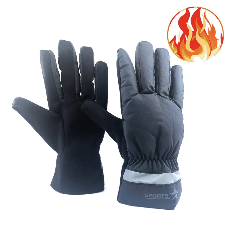 Водонепроницаемые теплые зимние перчатки на молнии для сенсорного экрана нескользящие занятий спортом открытом