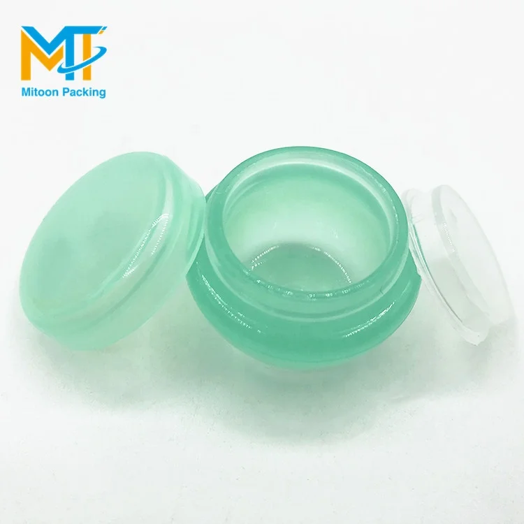 Wholesale Colorful Mushroom shape plastic cream jar 5g small cosmetic packaging jar