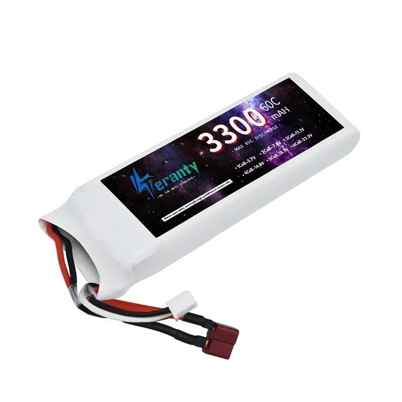 Квадрокоптер 7 4 V 2S 3300MAH 60C для пульта дистанционного управления автомобиля FPV drecopter Boat Deans T JST XT30 XT60 Connector Battery