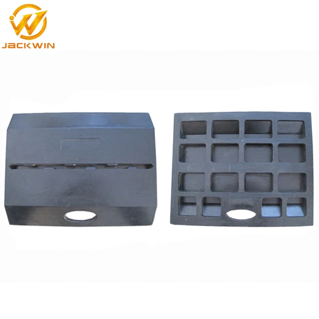 57*29*46cm High Resistant Recycled Rubber Traffic Sign Base