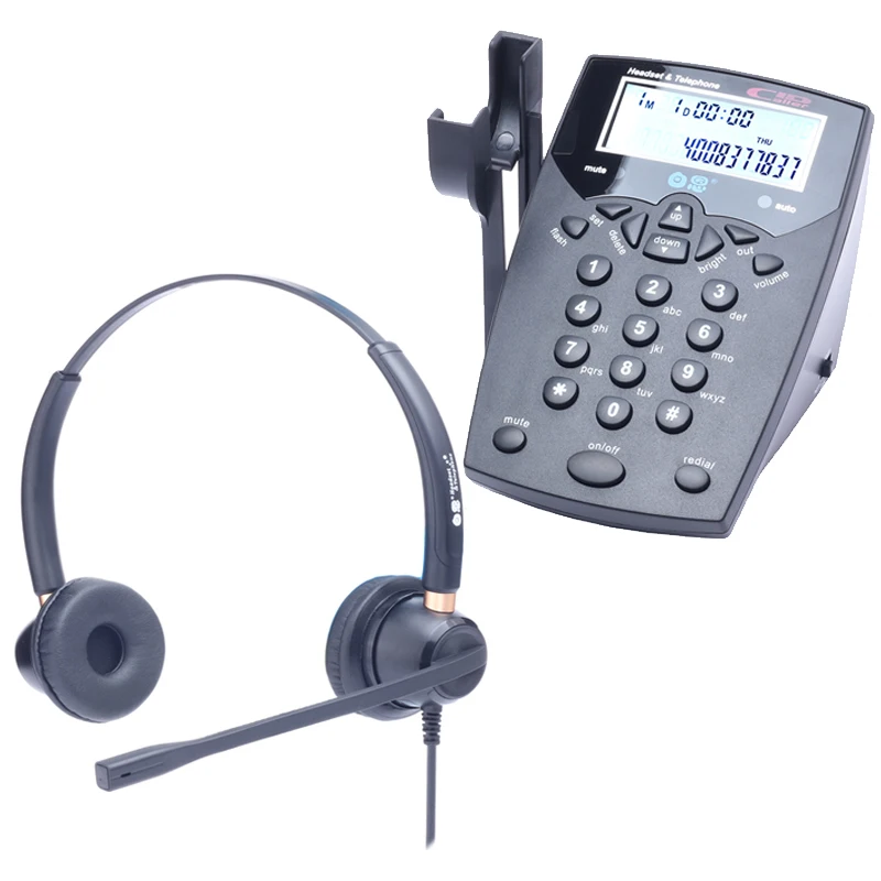 
Bn520 + dh91D noise reduction headset call center equipment headset phone for call center or telemarketing 
