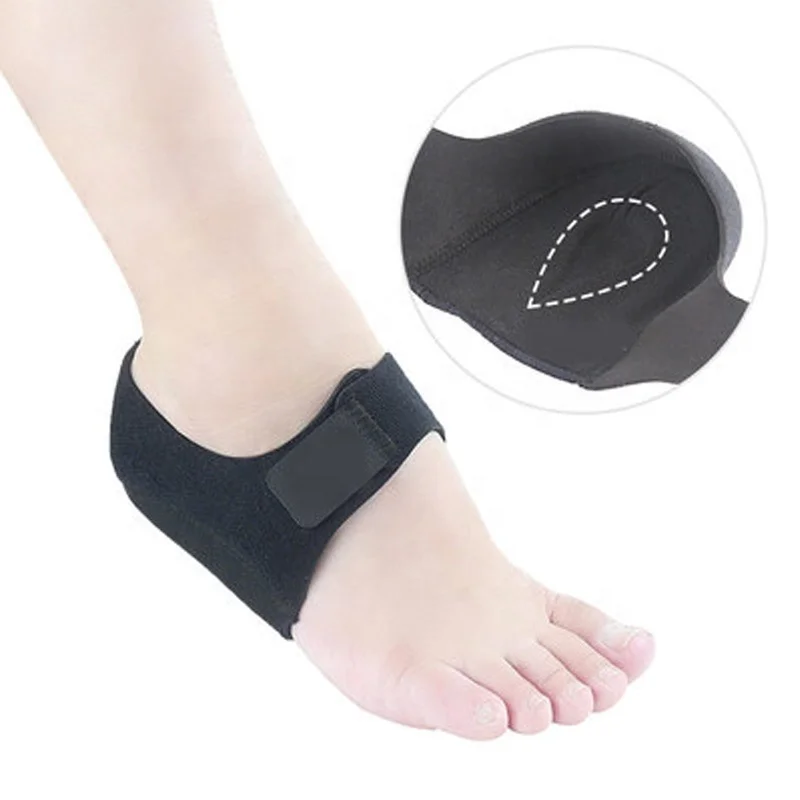 Universal Comfort Anti Slip Cushion Pads Silicone Shoes Insoles Insert Heel Relieve Heel Pain Protector