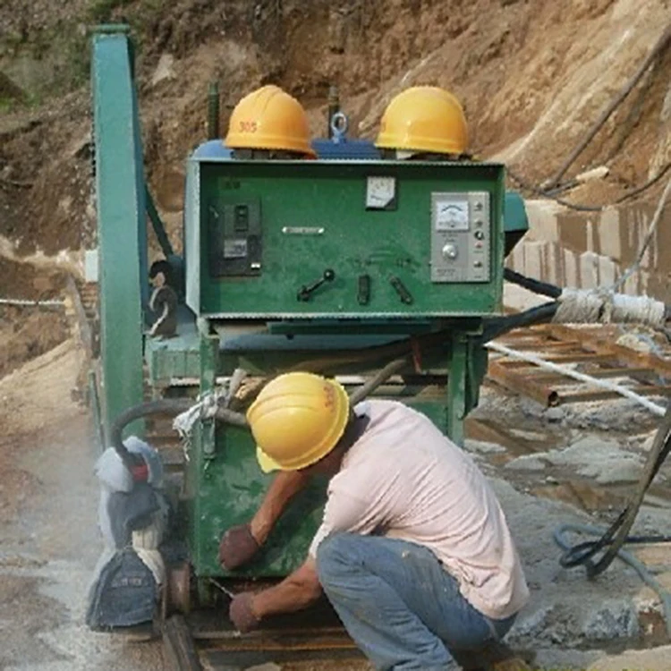 Cheap portable mini quarry rock stone cutting machine