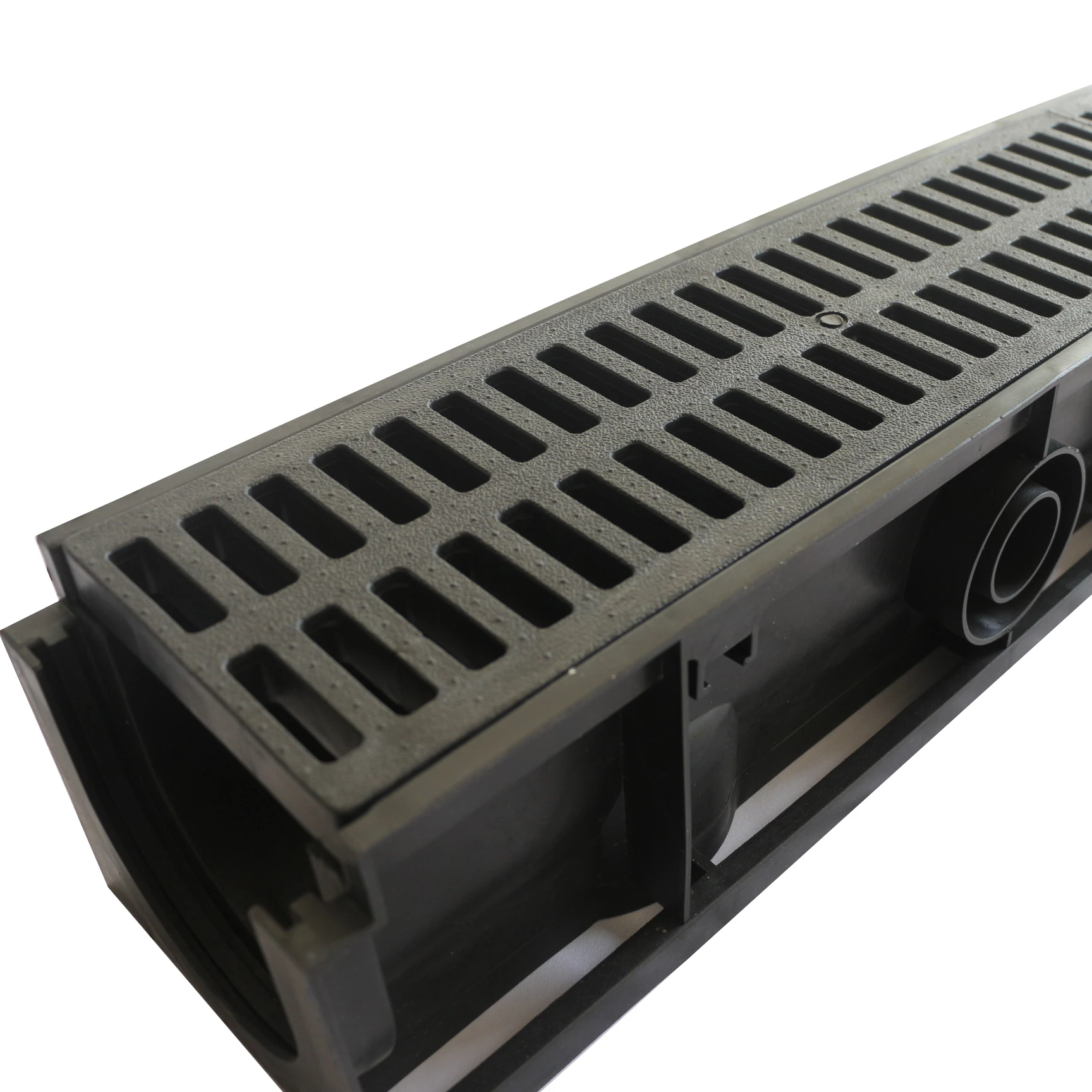 100*100mm HDPE drains plastic drainage channel linear drains