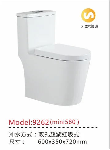 Chazhou factory  siphon bathroom ceramic wc toilet set for suitable in the market