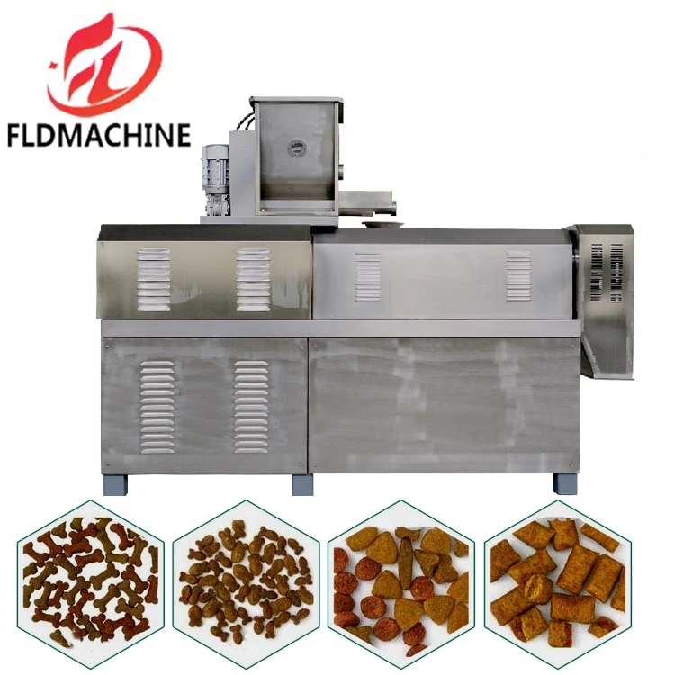 High Productivity Pet Food Extrusion Machine for Cat and Dog Food Making