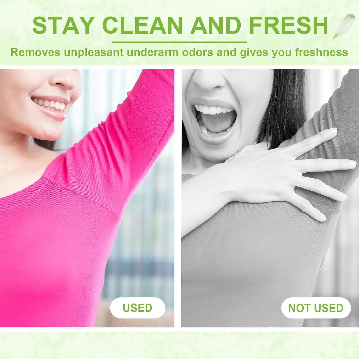 Antiperspirant Deodorant Wipes Individually Wrapped Bulk Armpit Deodorant Sweat Wipes Body Wipes for Women Men