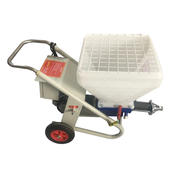Plunger Sand Wall Plaster Putty Cement Spray Gun Mortar Spray Machine